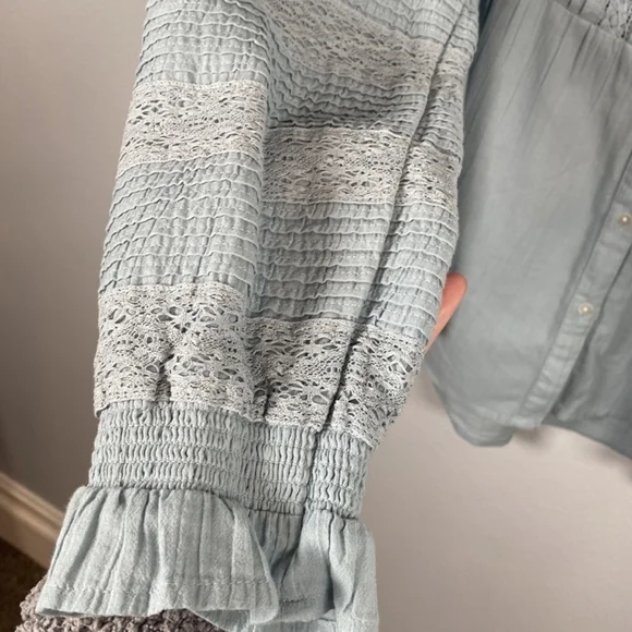 Sundance Light Blue Button Down Shirt - Picture 10 of 12